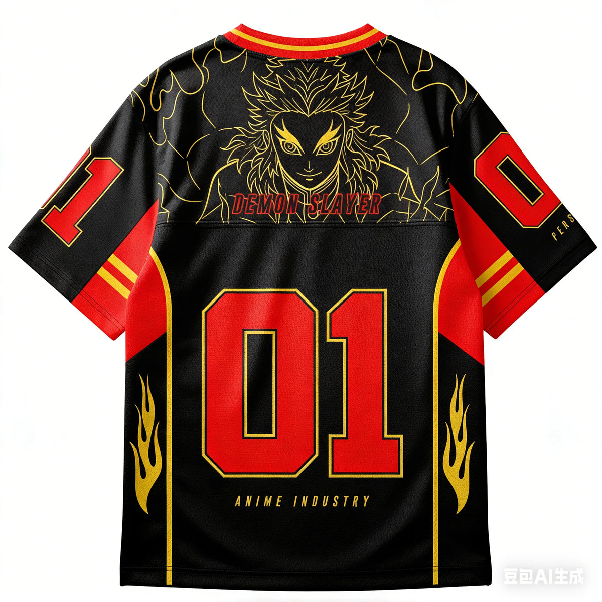 Tendo – Camiseta jersey con estampado 3D