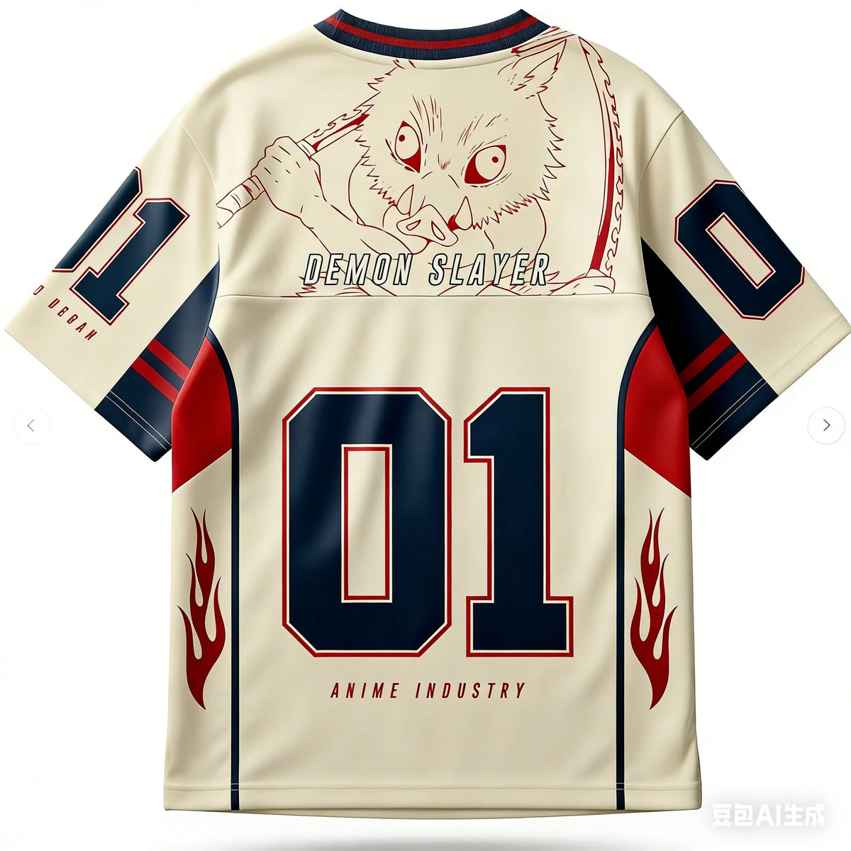 Tendo – Camiseta jersey con estampado 3D