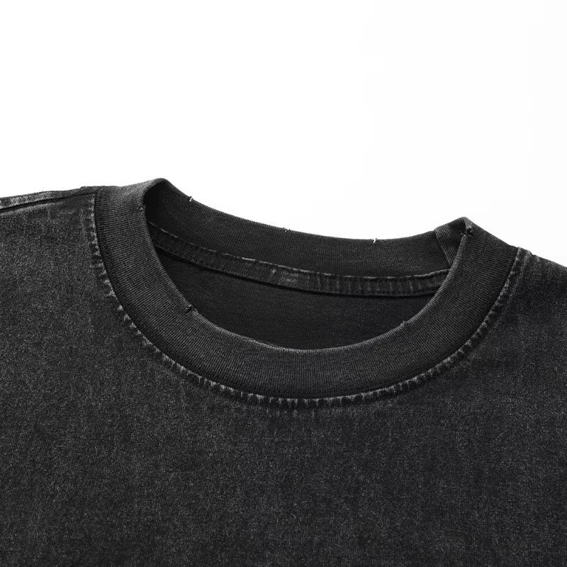 Vexum – Camiseta sin mangas streetwear gótica lavada