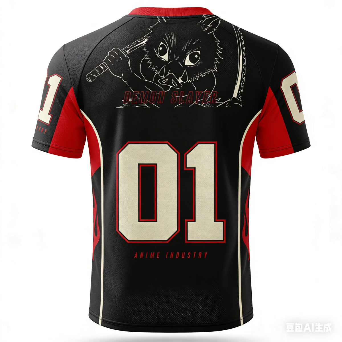 Tendo – Camiseta jersey con estampado 3D
